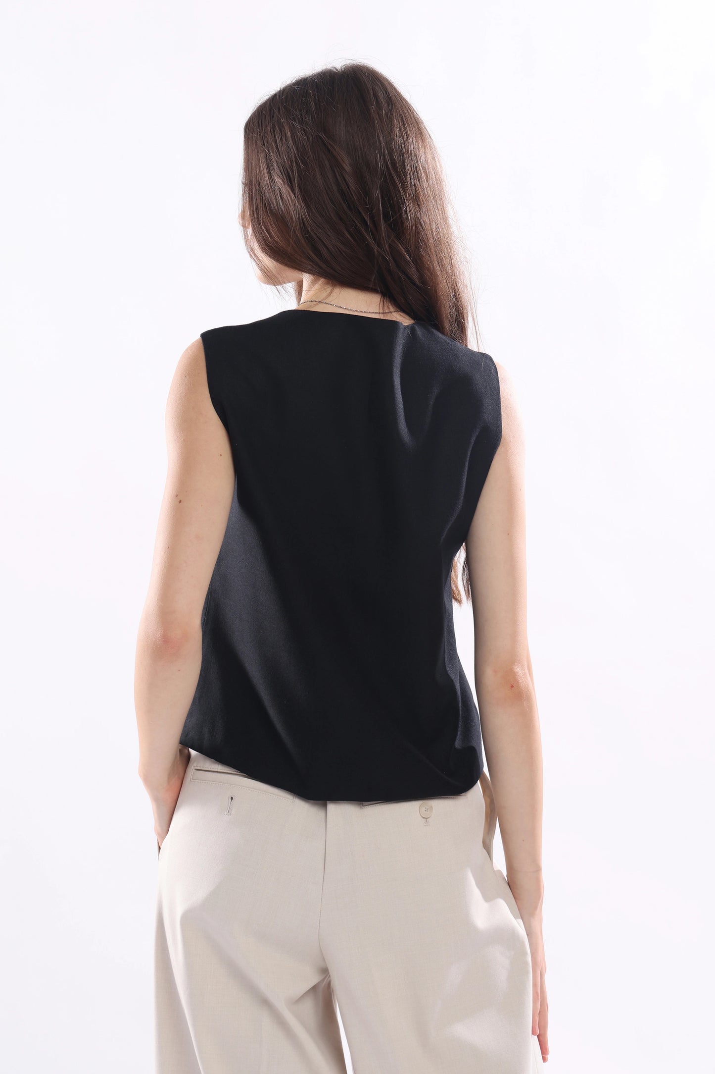 Noir Vest Top