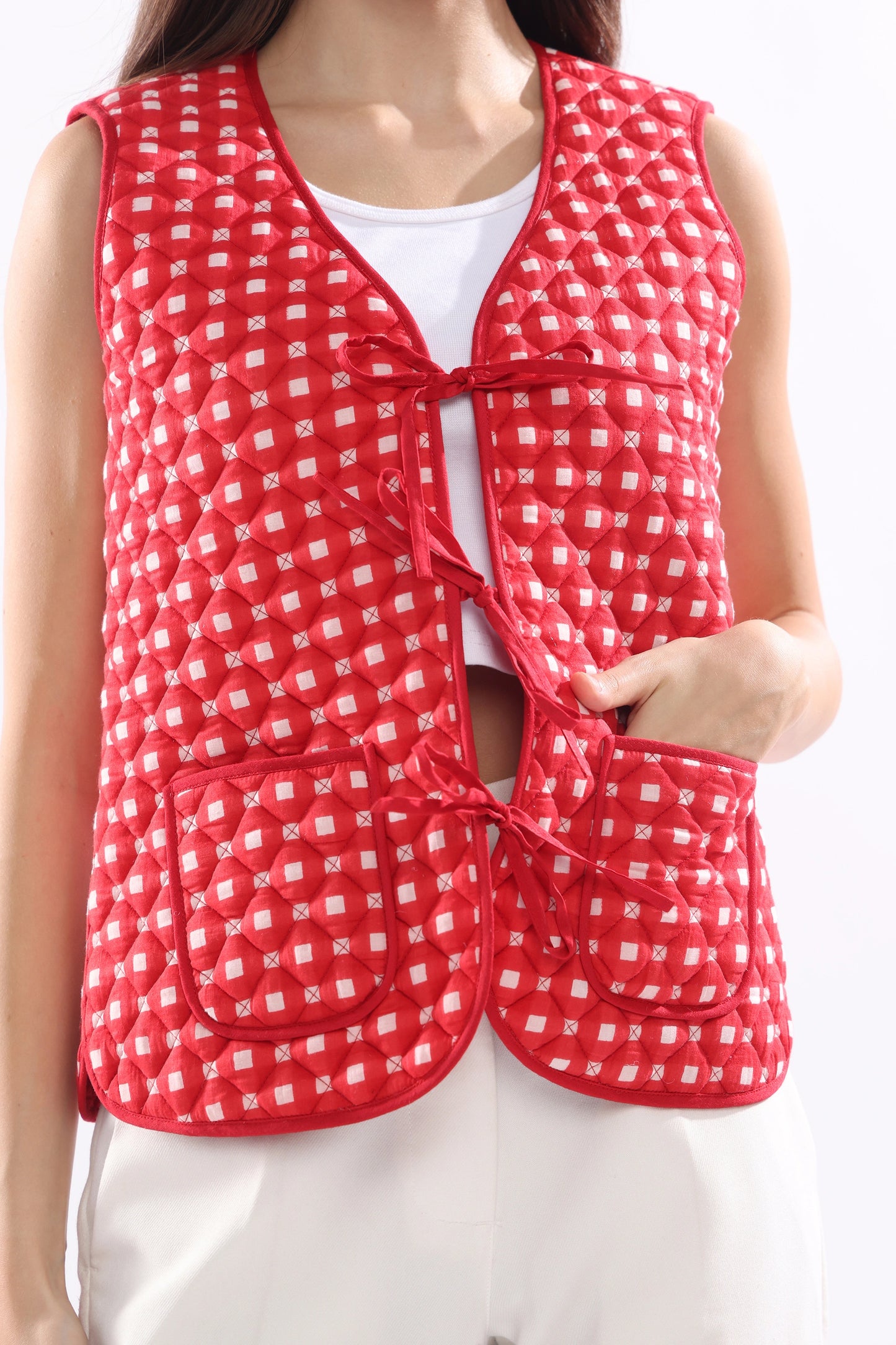 Mirelle Quilted Vest Jacket