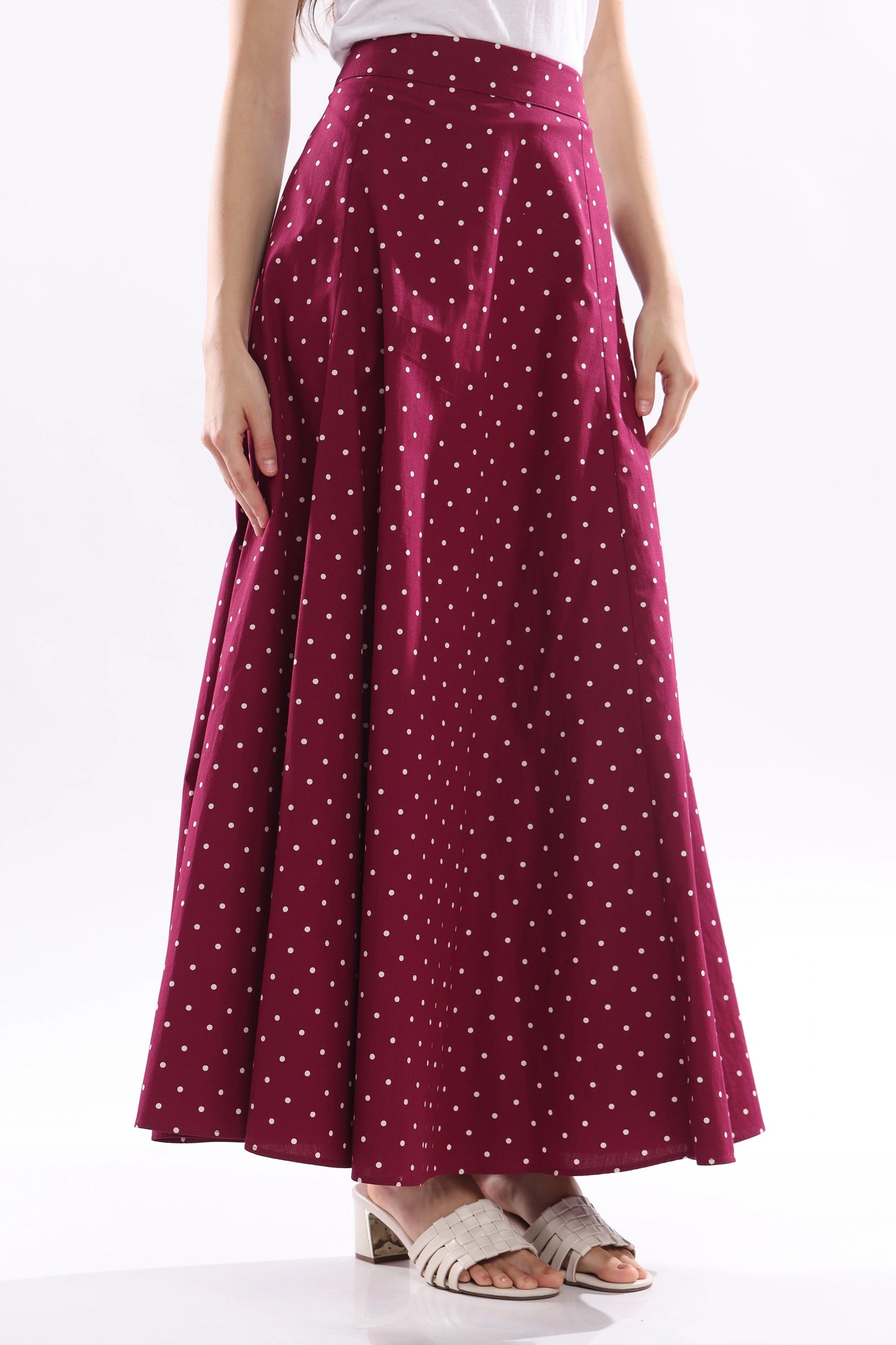 Merlot Maxi Skirt