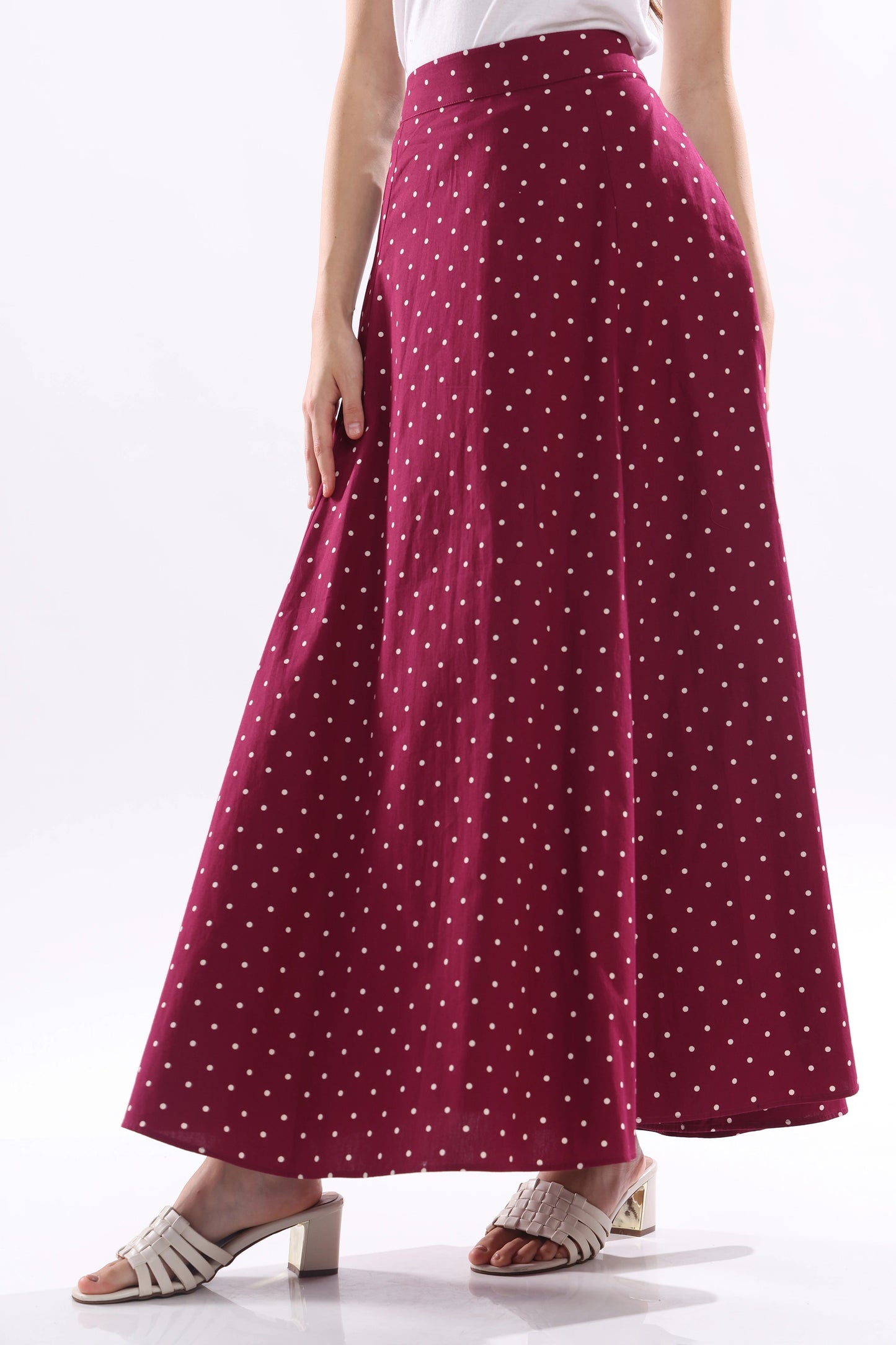 Merlot Maxi Skirt
