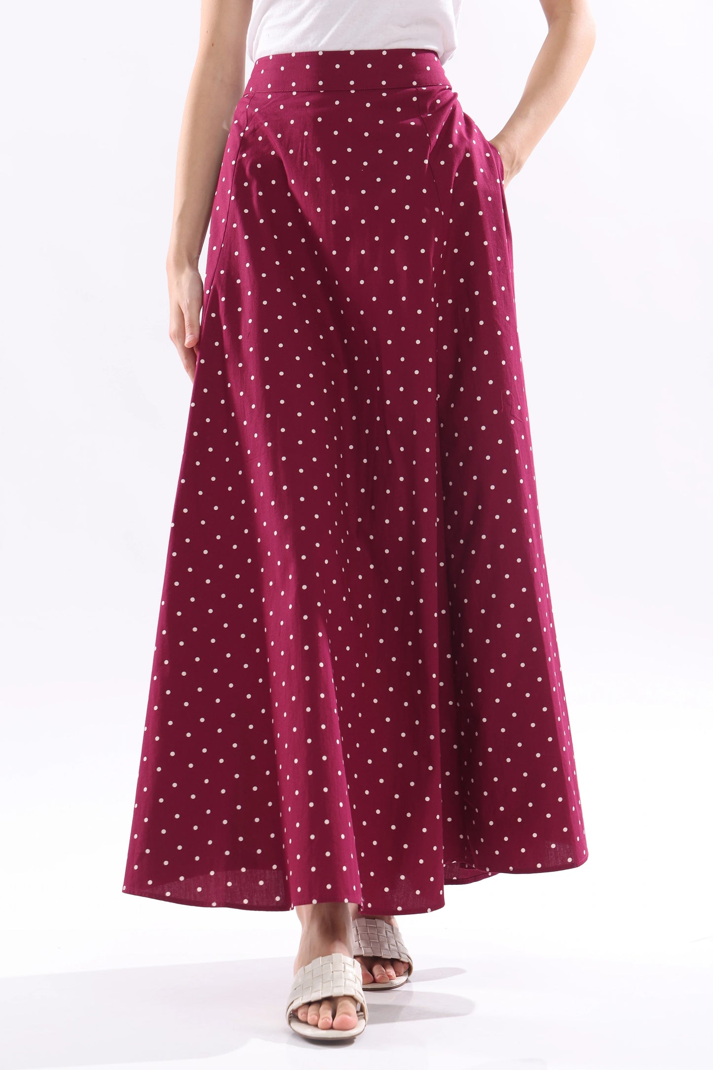 Merlot Maxi Skirt