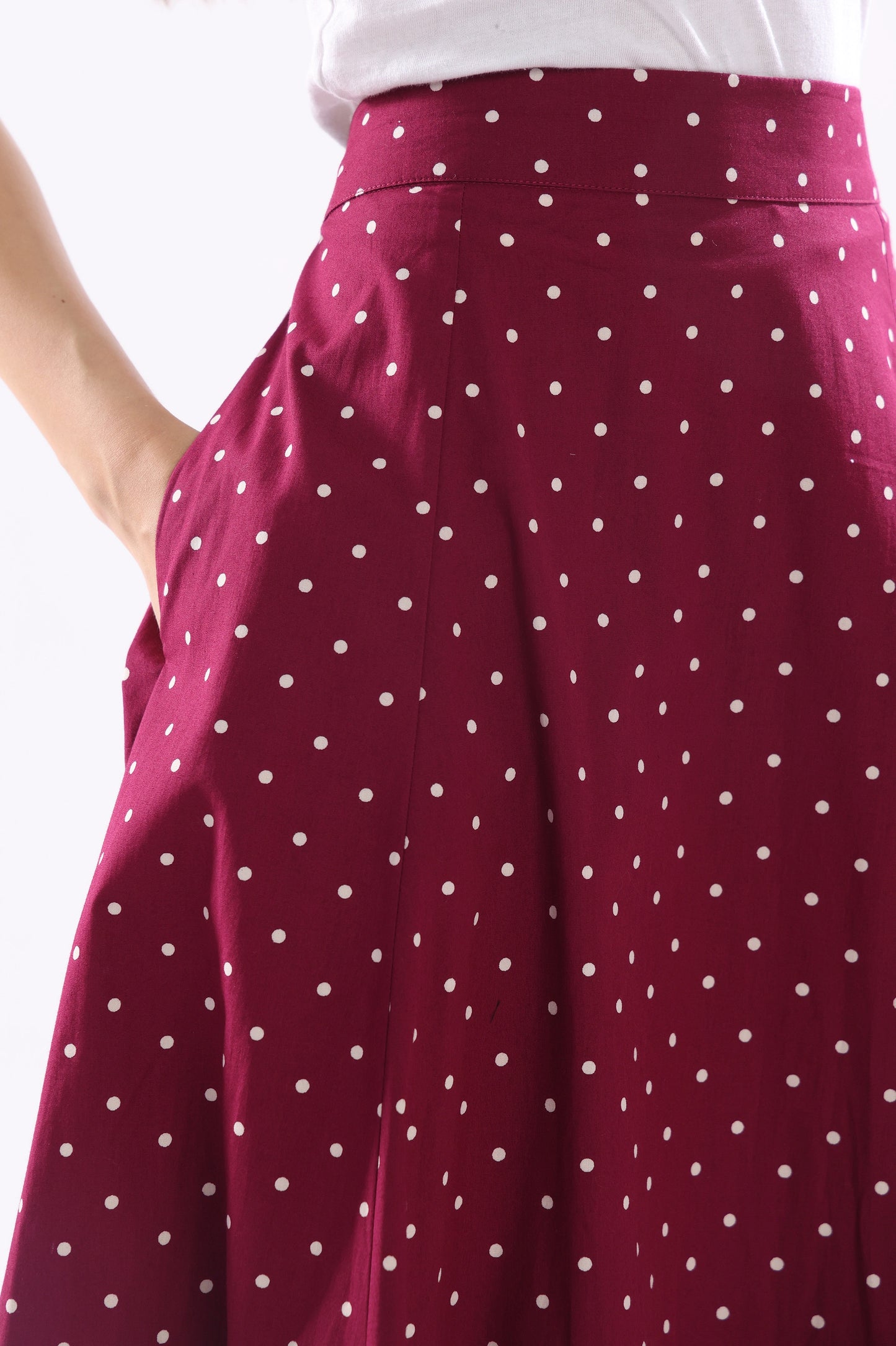 Merlot Maxi Skirt