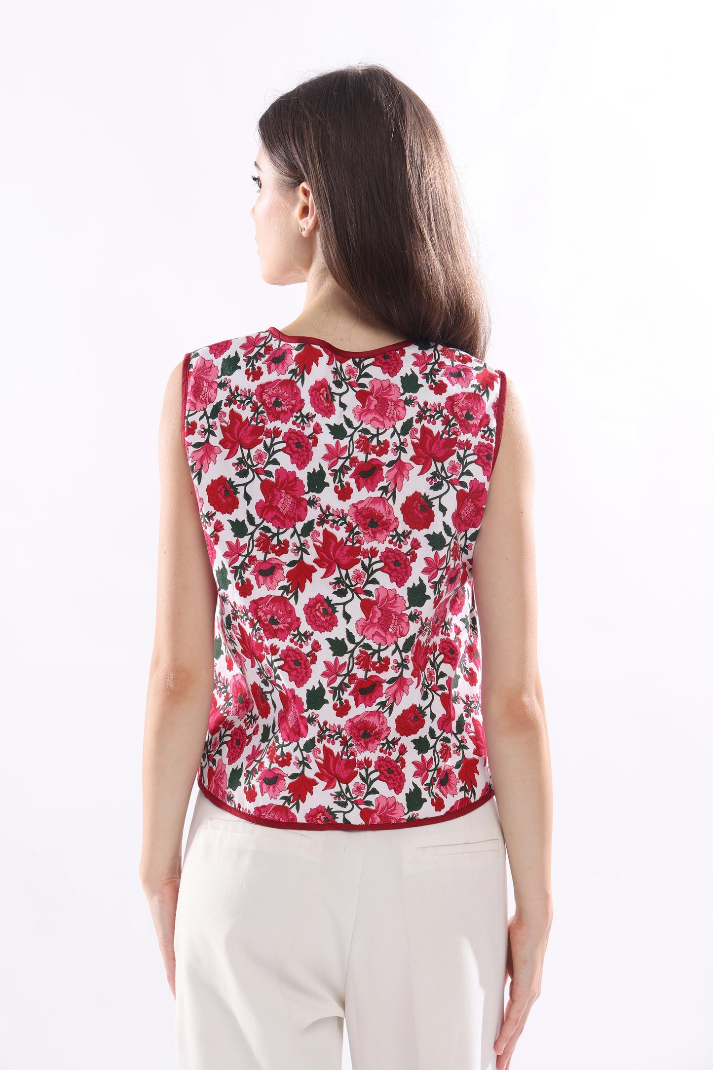 Ruby Bloom Vest Top