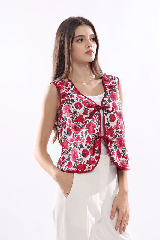 Ruby Bloom Vest Top