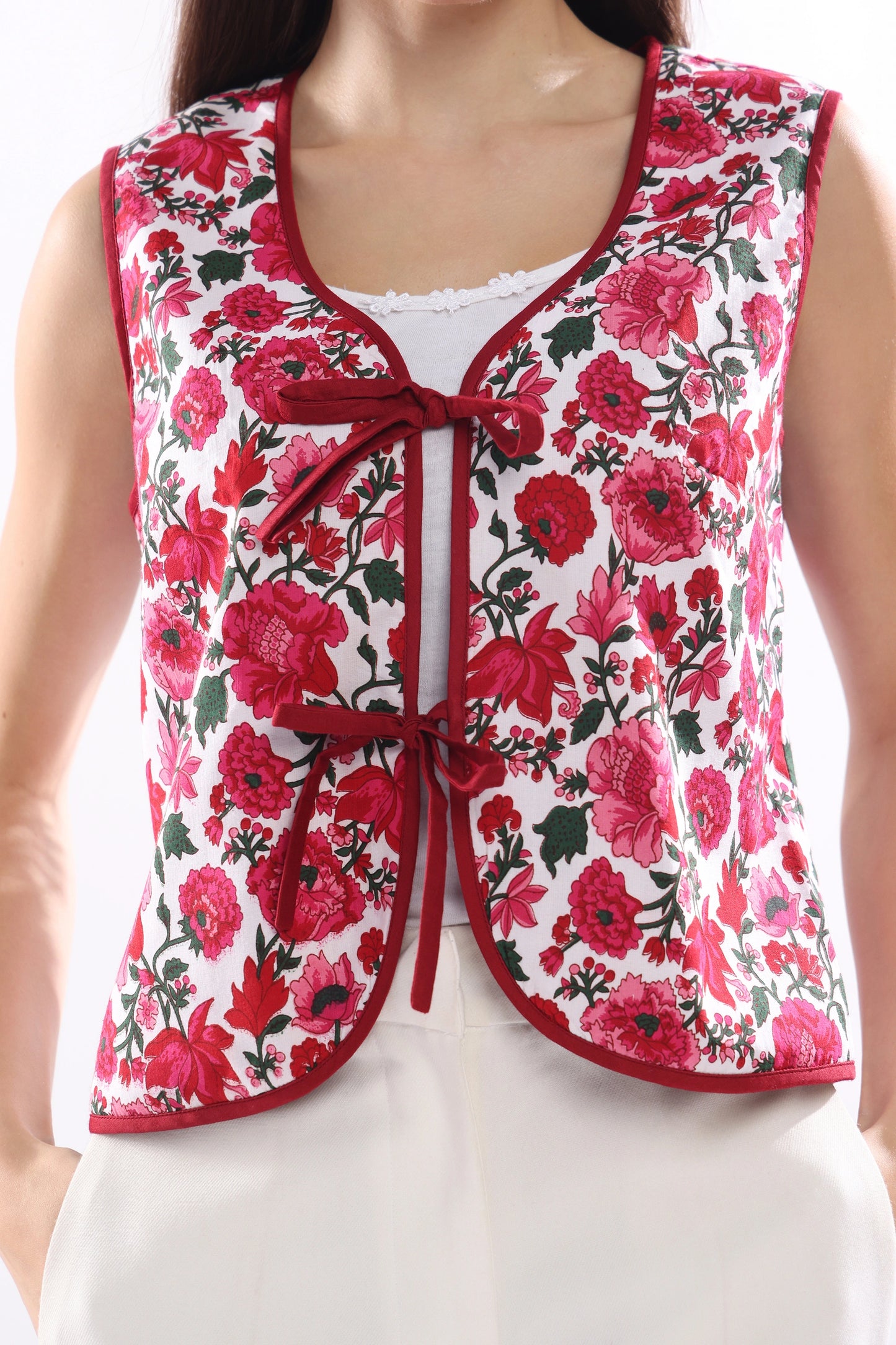Ruby Bloom Vest Top