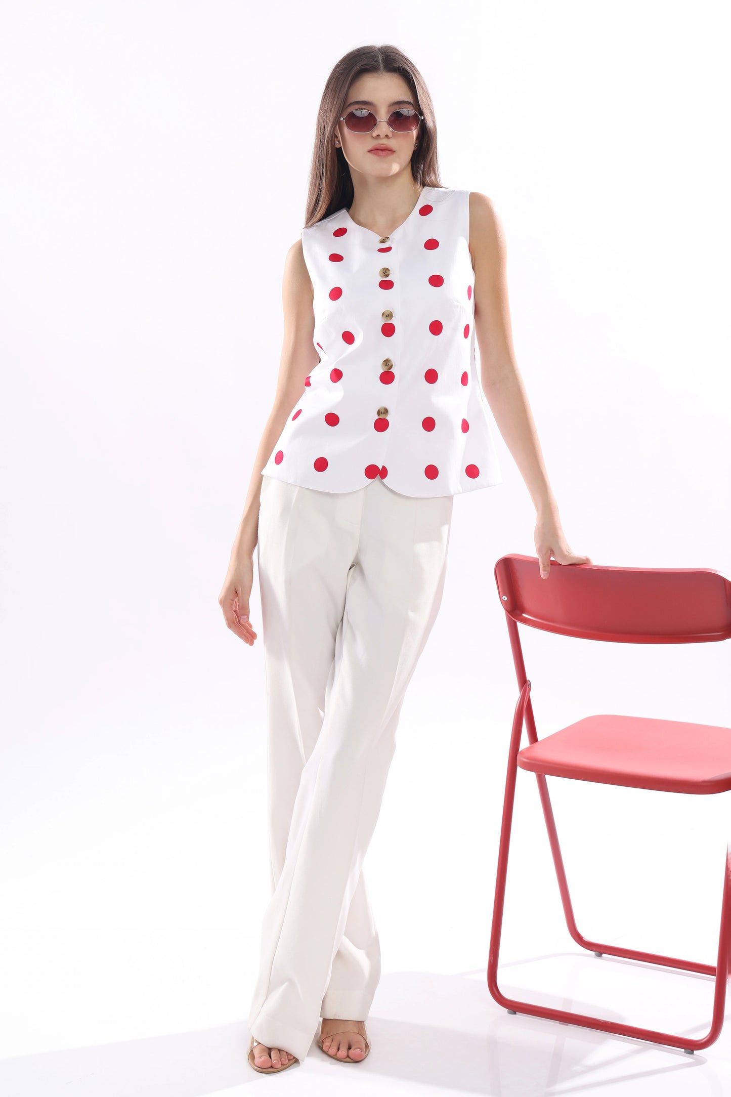 Cherry Pop Vest Top