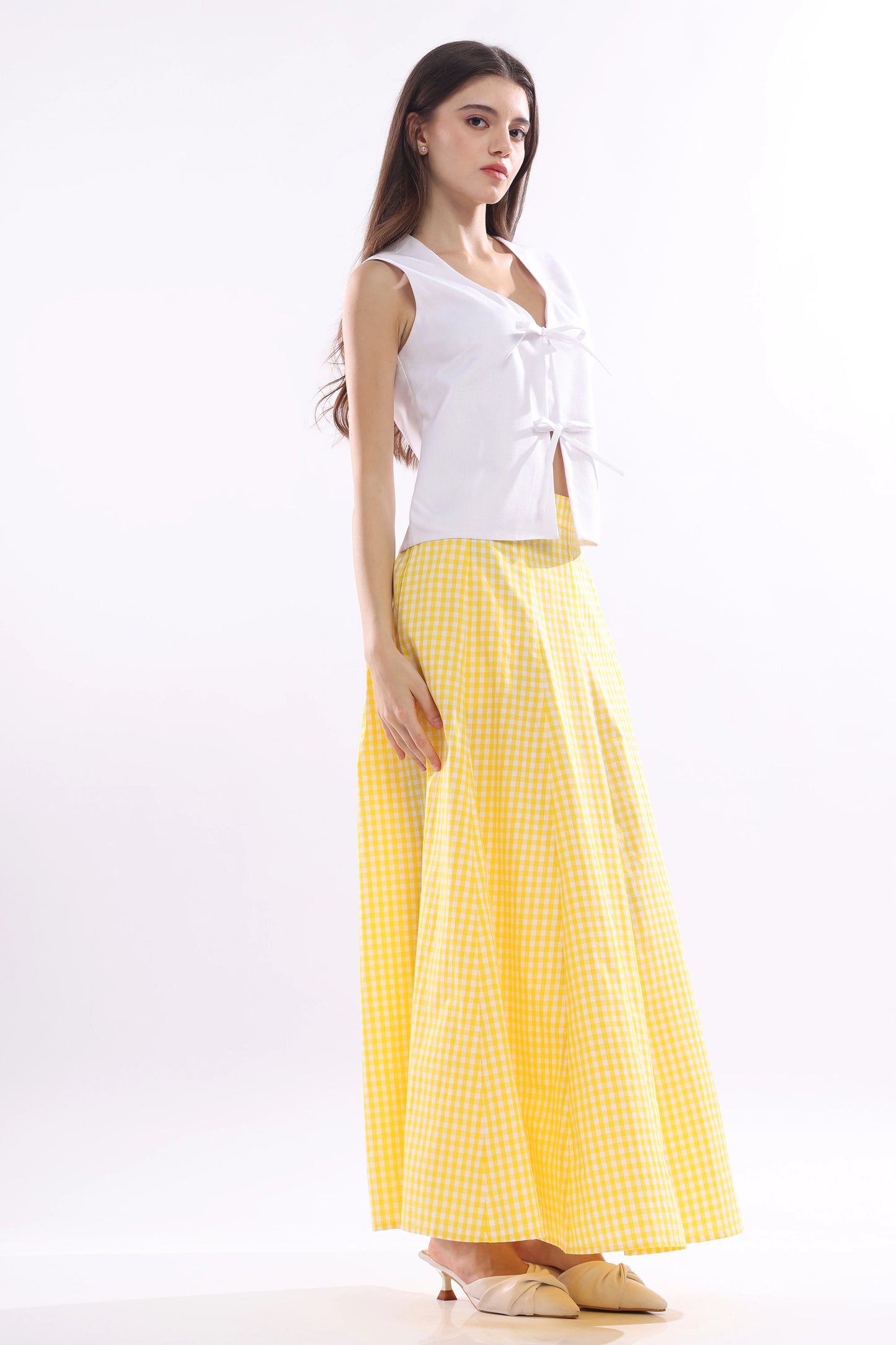 Mimosa Frill Maxi Skirt