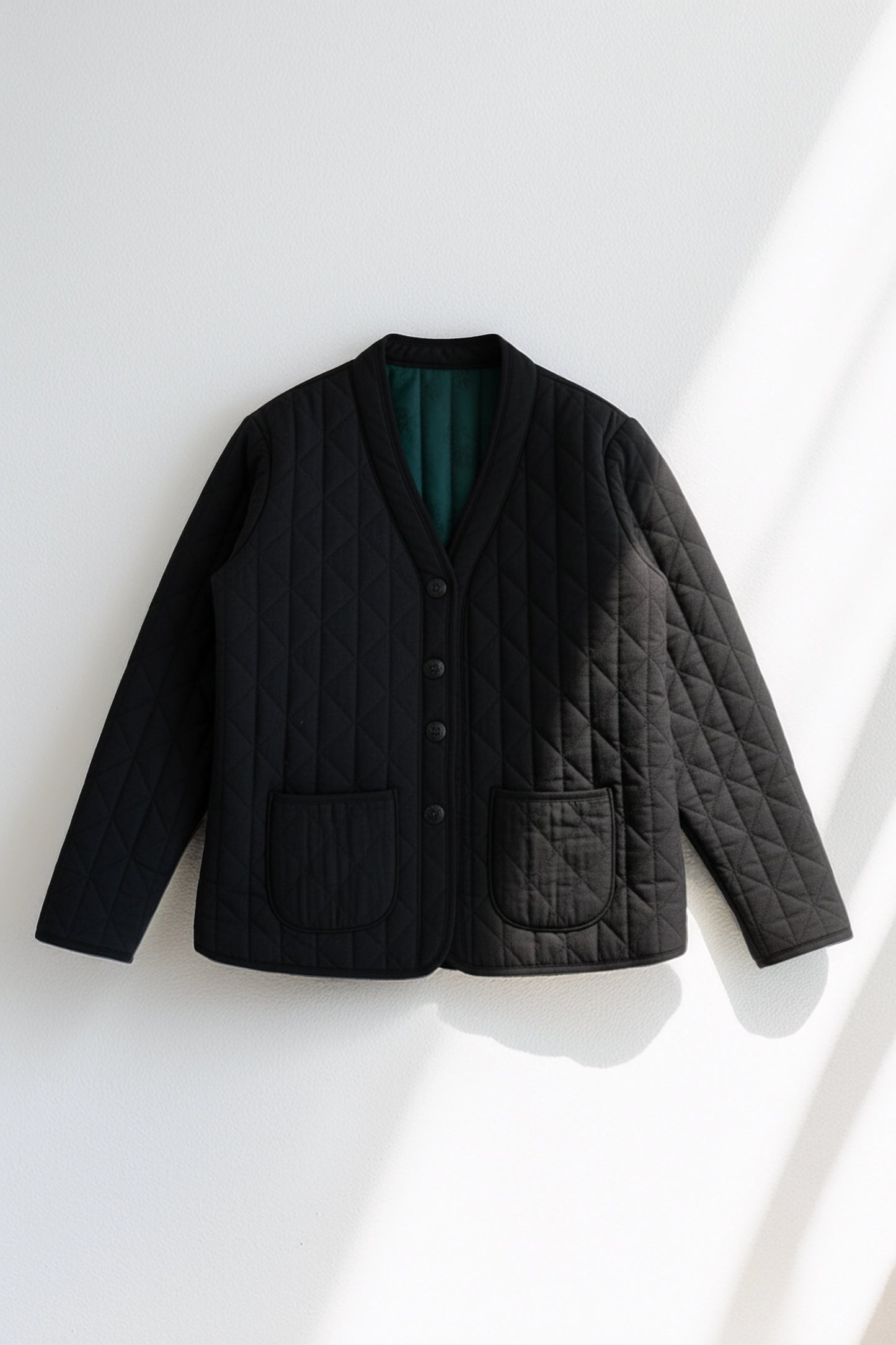 Black Quilted Jacket