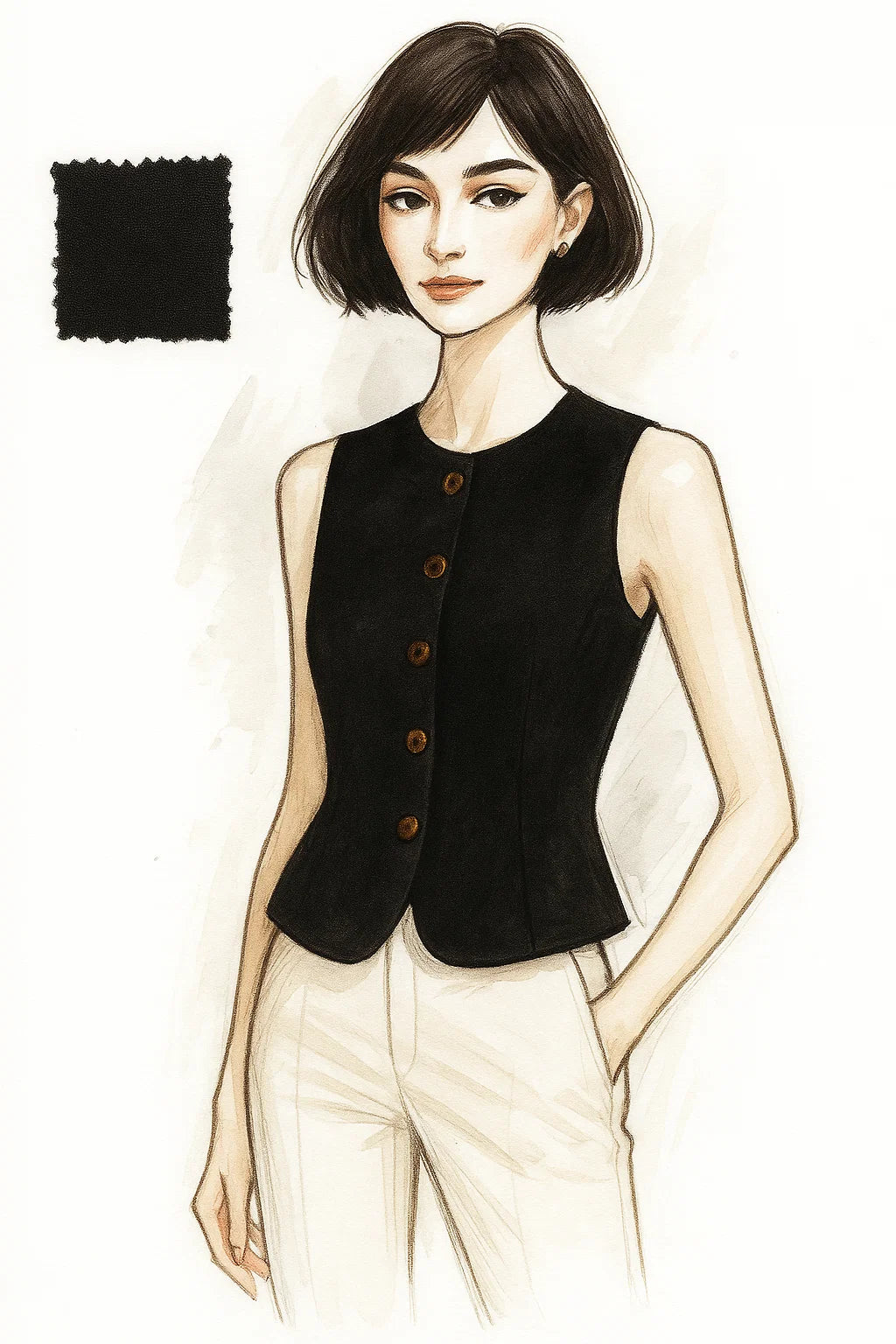 Sombre Vest Top