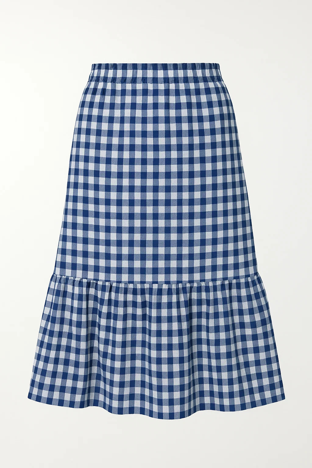Blue Azurette Midi Skirt