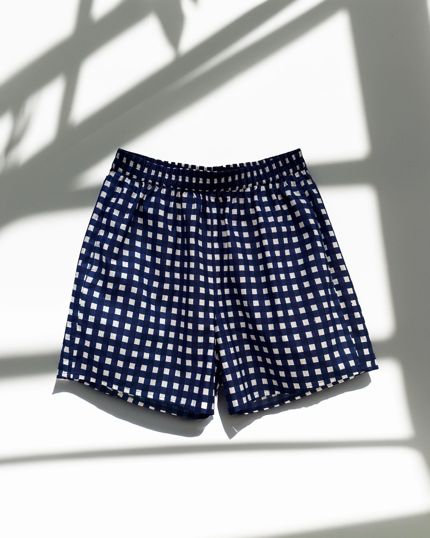 Nisara Gingham Co-Ord Set - Blue