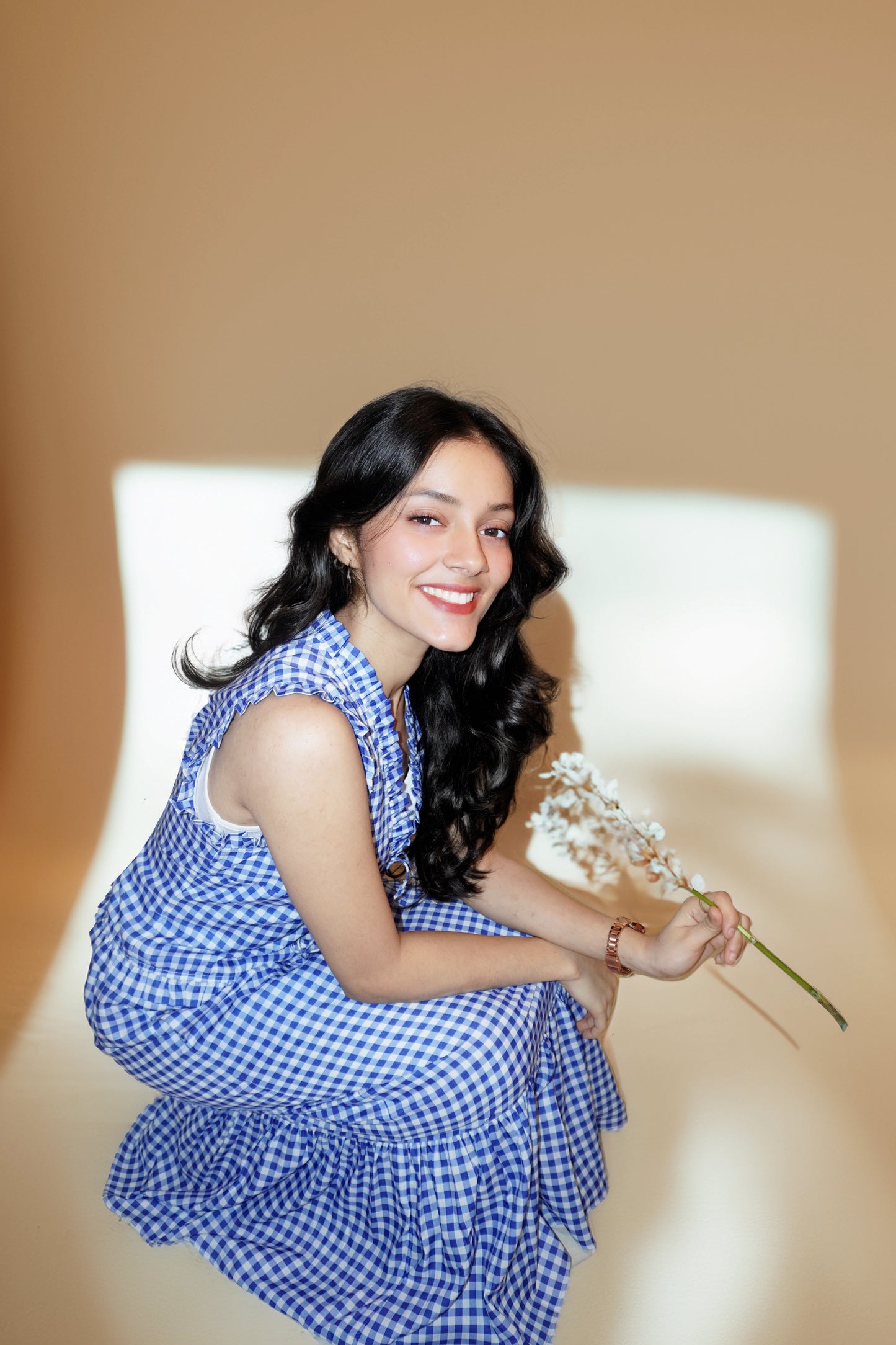 Celeste Co-Ord Set - Blue Checks