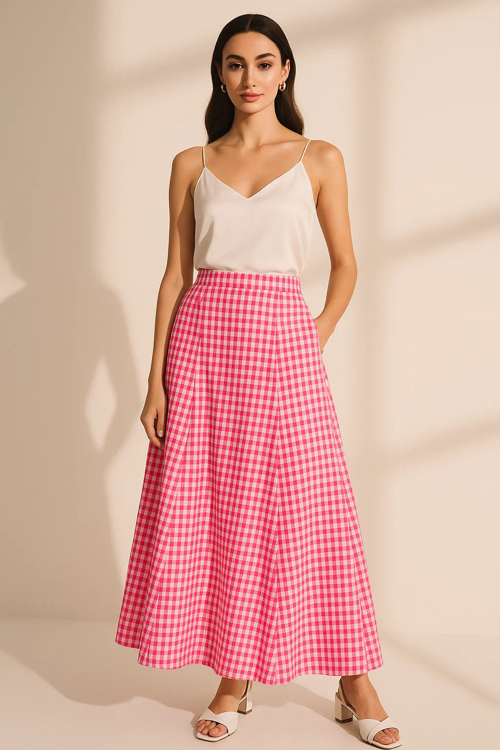 Camellia Frill Maxi Skirt