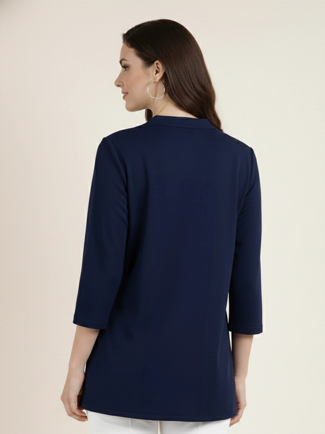Luna Short Kurta Top - Royal Blue