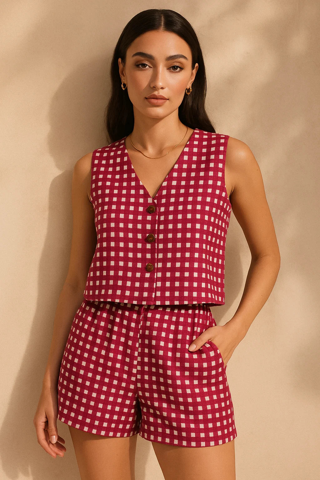 Lunira Co-Ord Set- Pink
