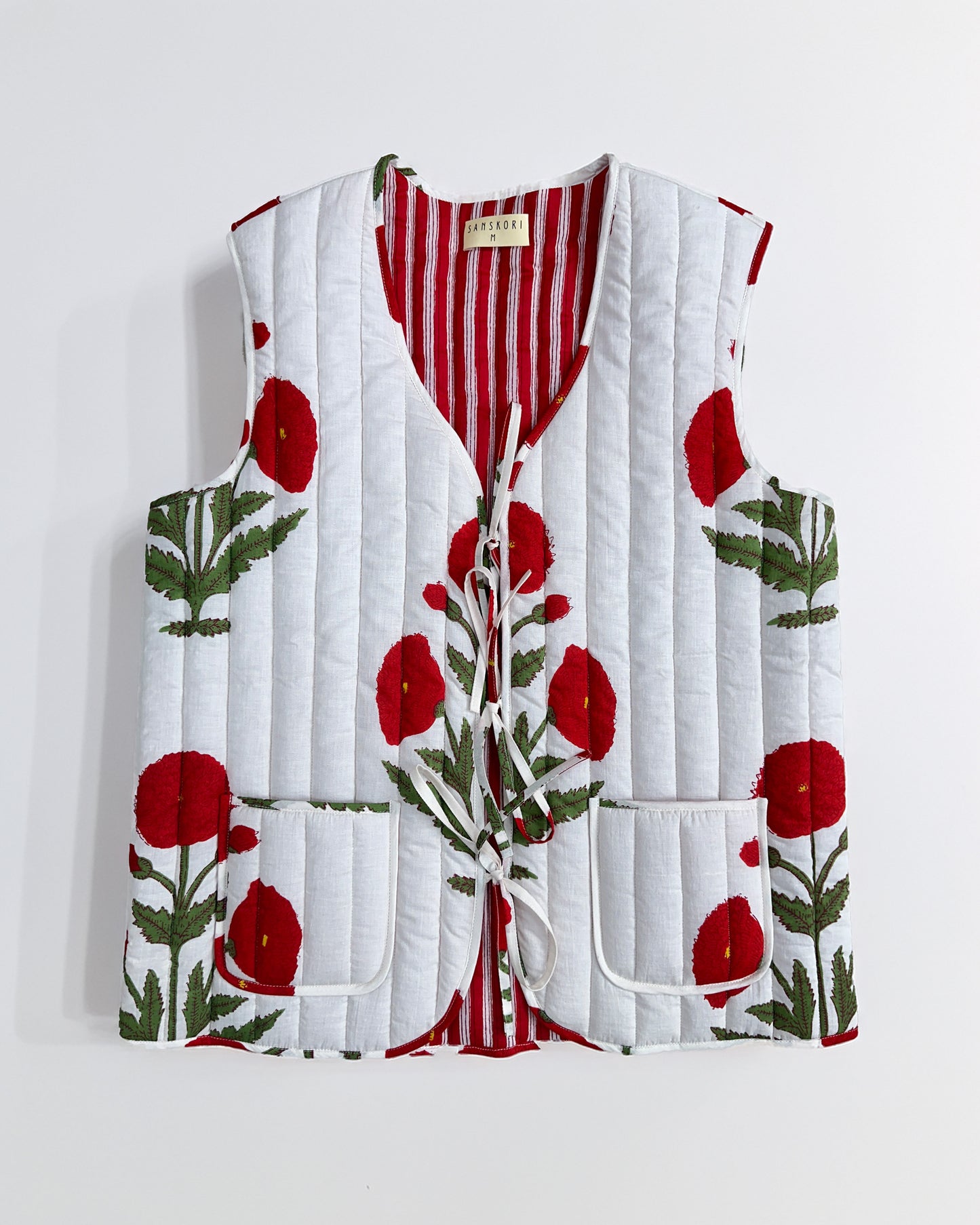 Vermilion Quilted Vest