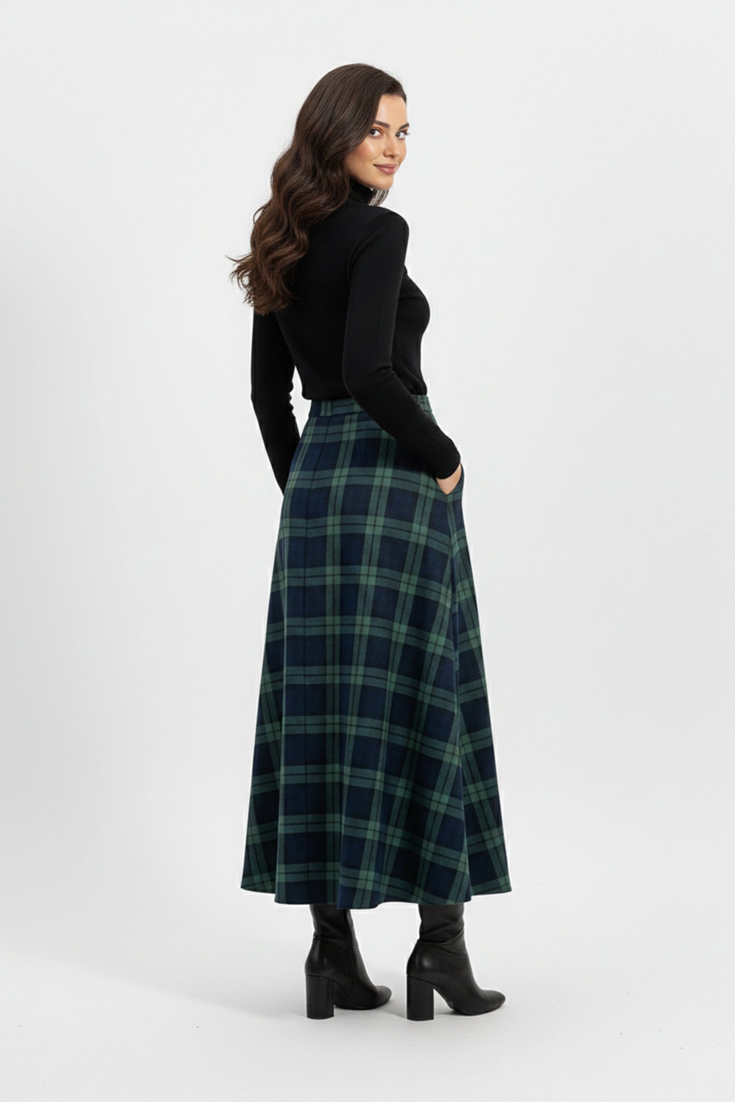 Evergreen Tartan Skirt