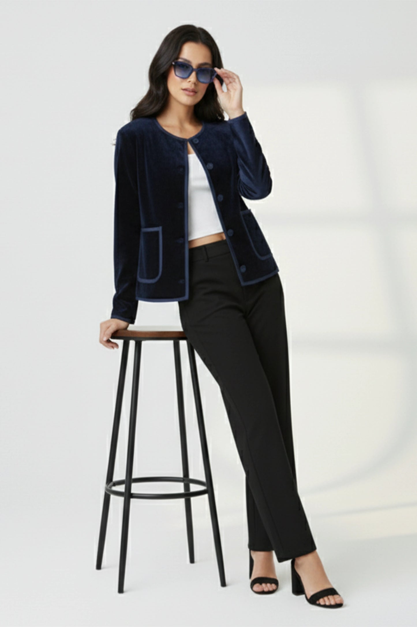 Velv Bleu Jacket