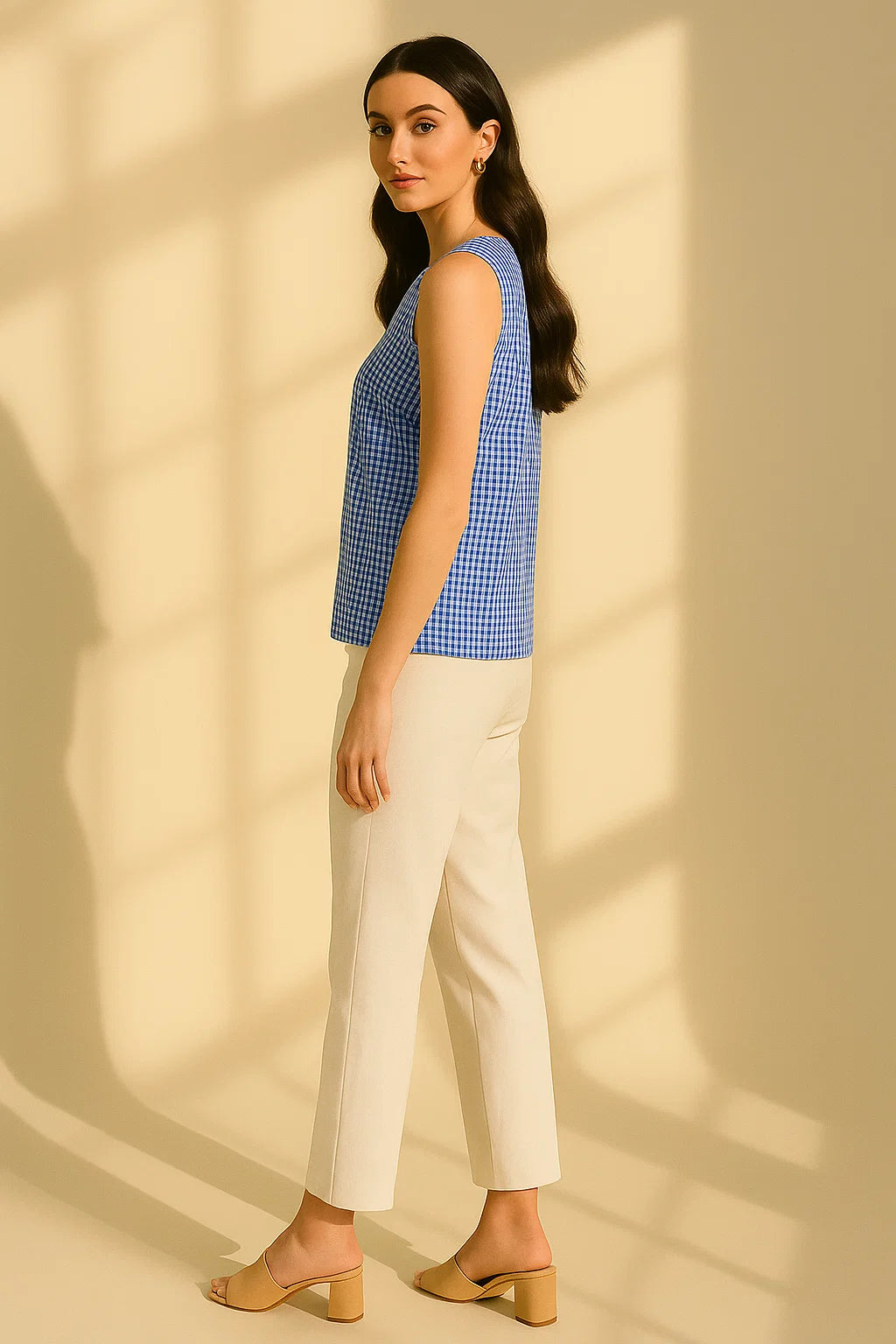 Bluebell Gingham Top