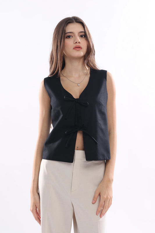 Noir Vest Top