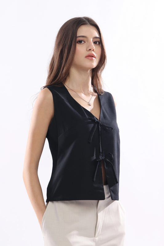 Noir Vest Top