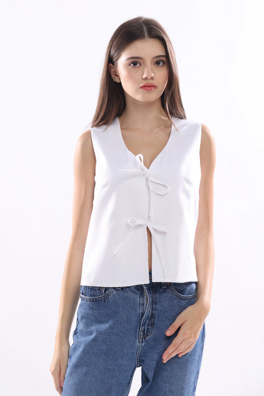 Ivory Vest Top
