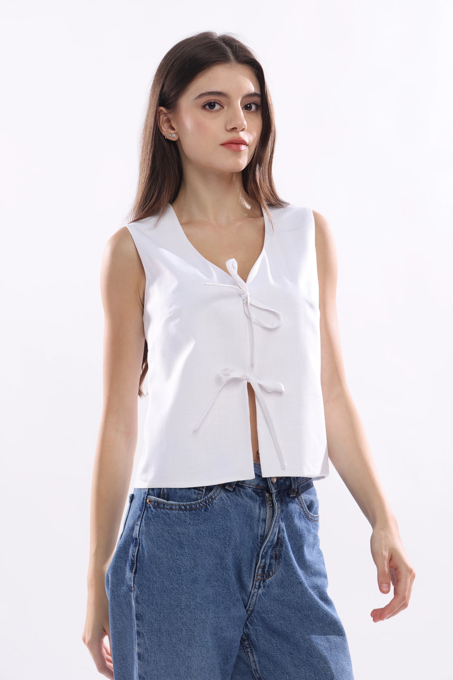 Ivory Vest Top