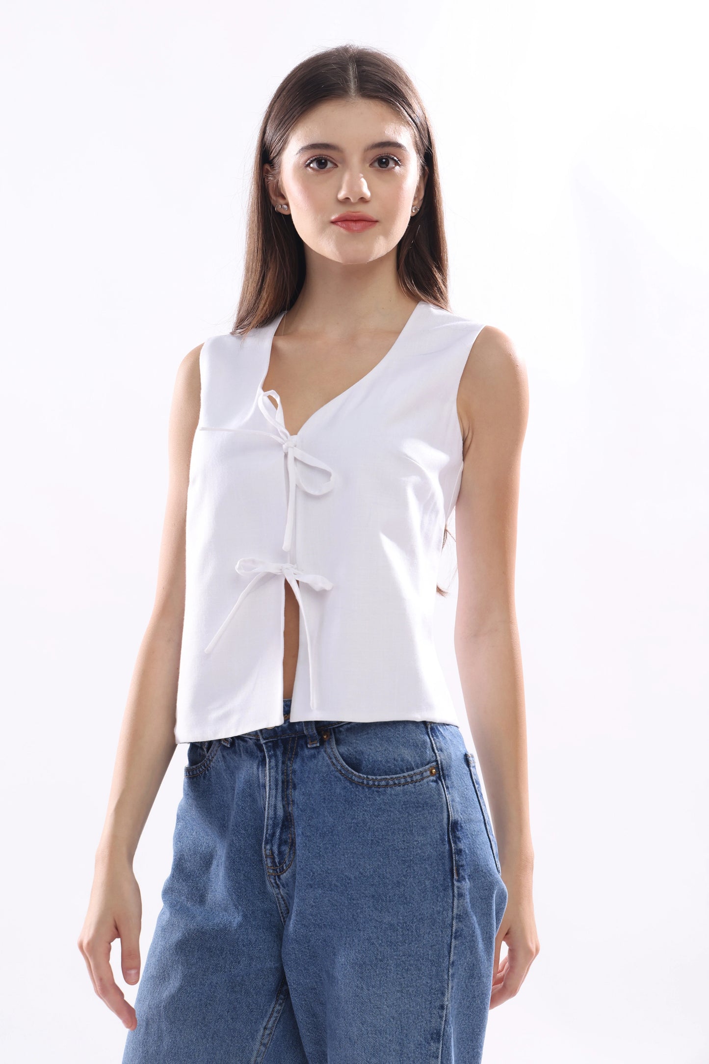 Ivory Vest Top
