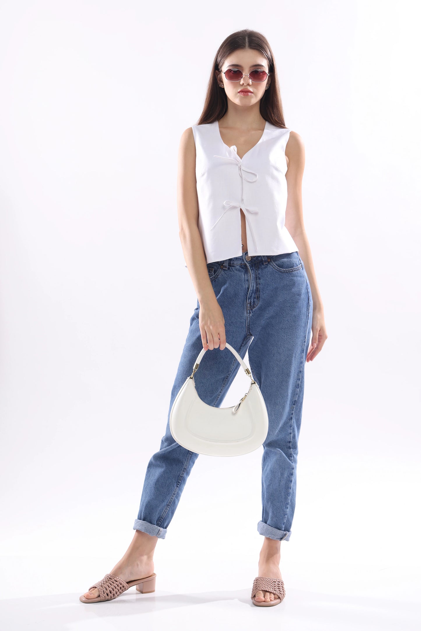 Ivory Vest Top