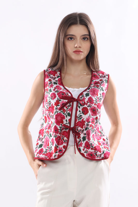 Ruby Bloom Vest Top