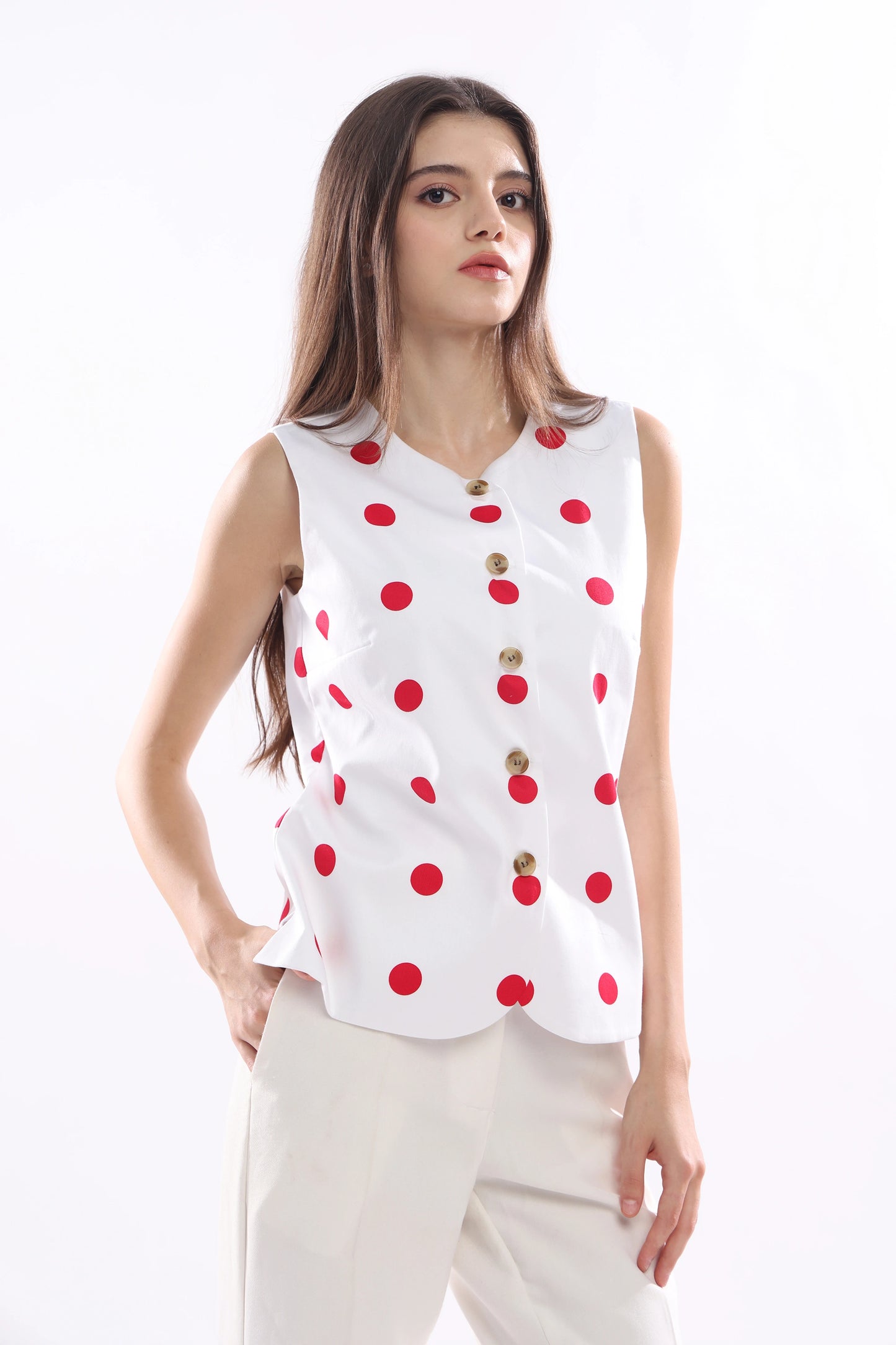 Cherry Pop Vest Top