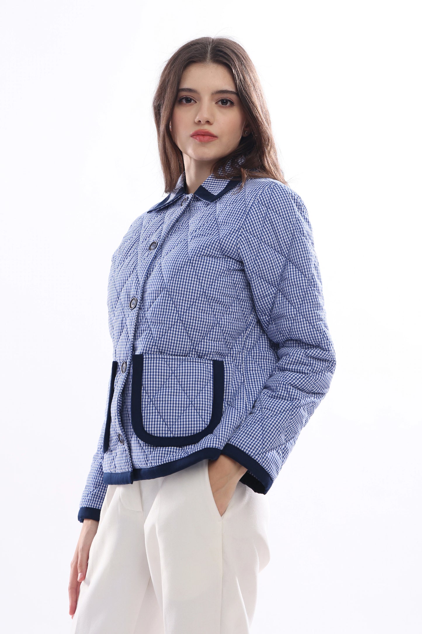 Navy Forte Full Sleeve Jacket
