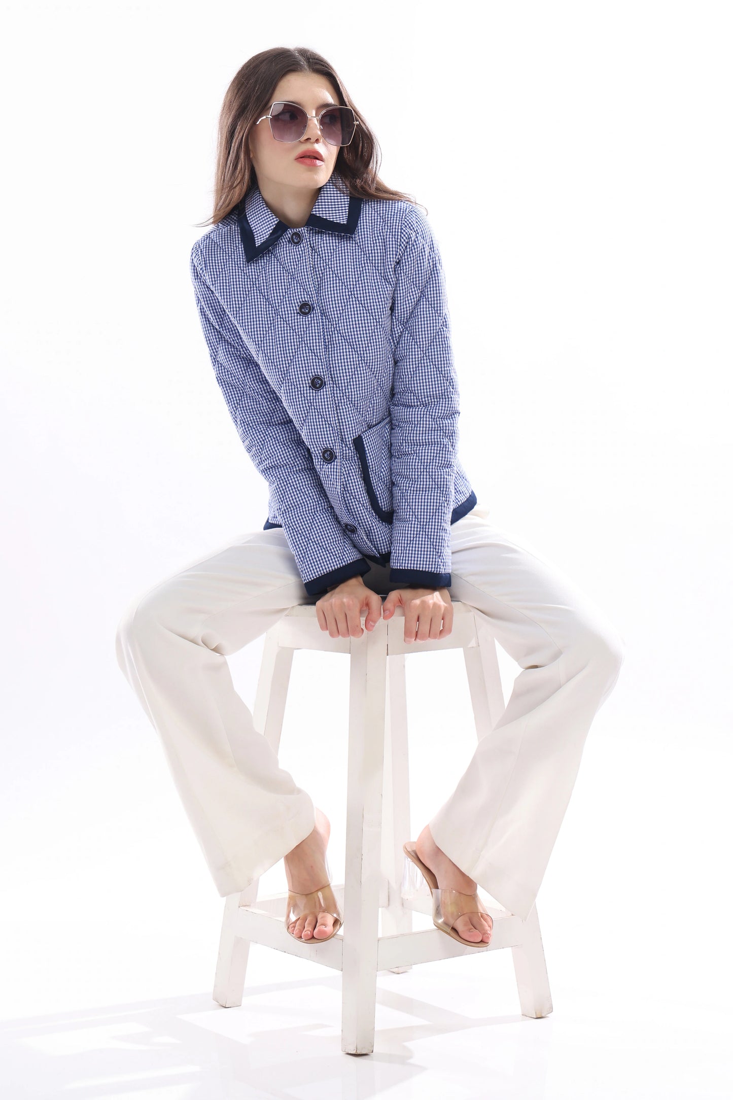 Navy Forte Full Sleeve Jacket