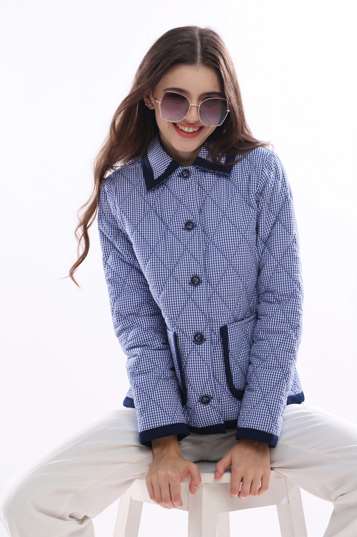 Navy Forte Full Sleeve Jacket