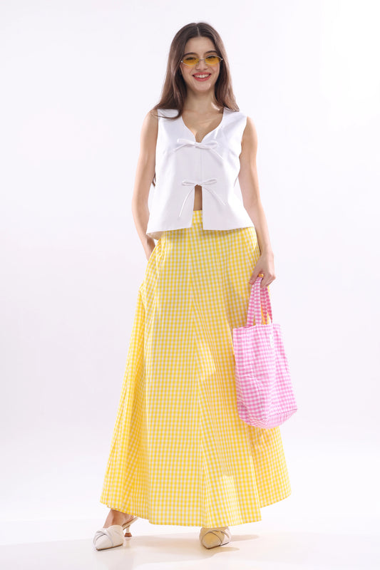 Mimosa Frill Maxi Skirt