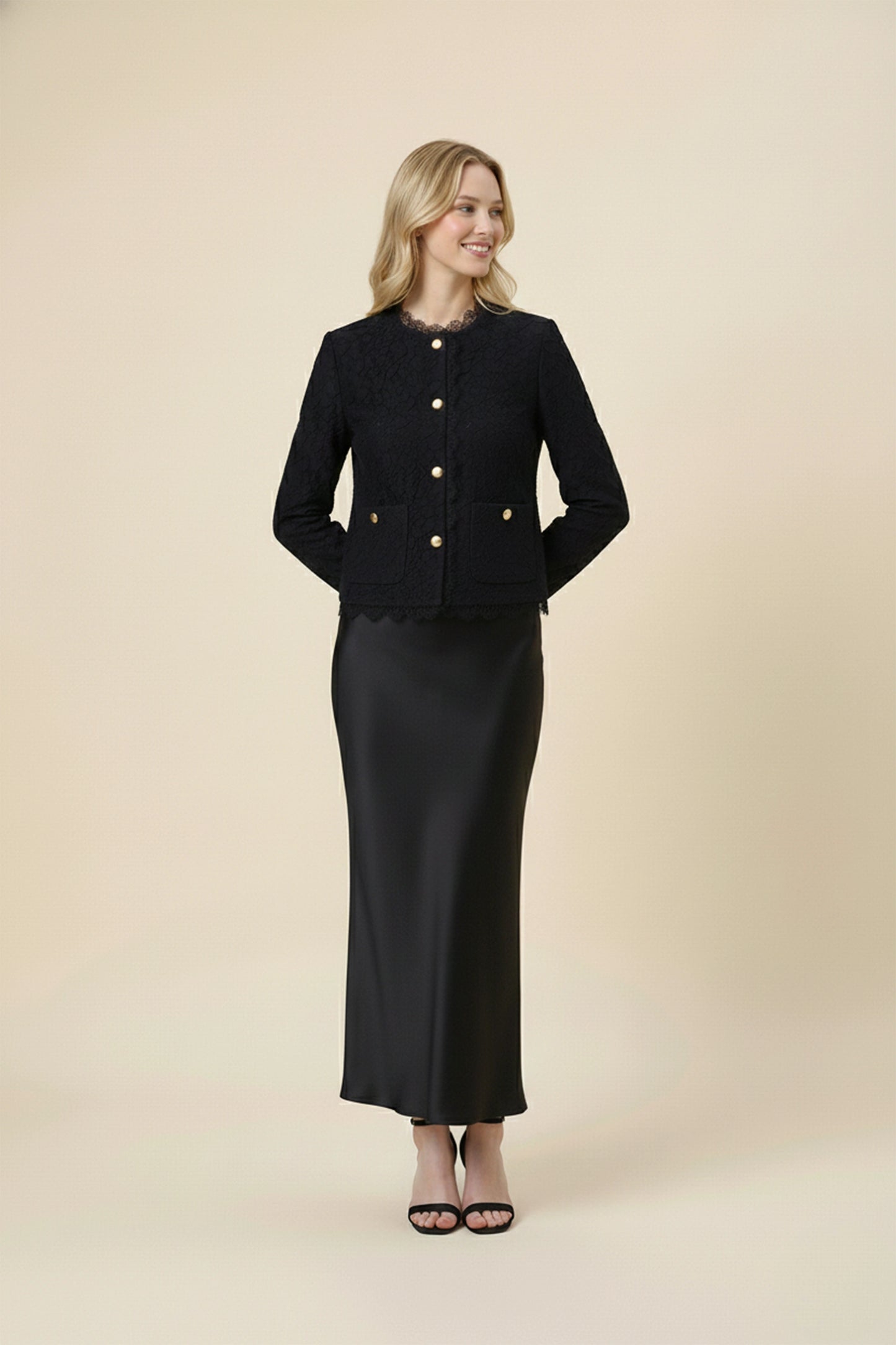 Tamara Lace Jacket- Black