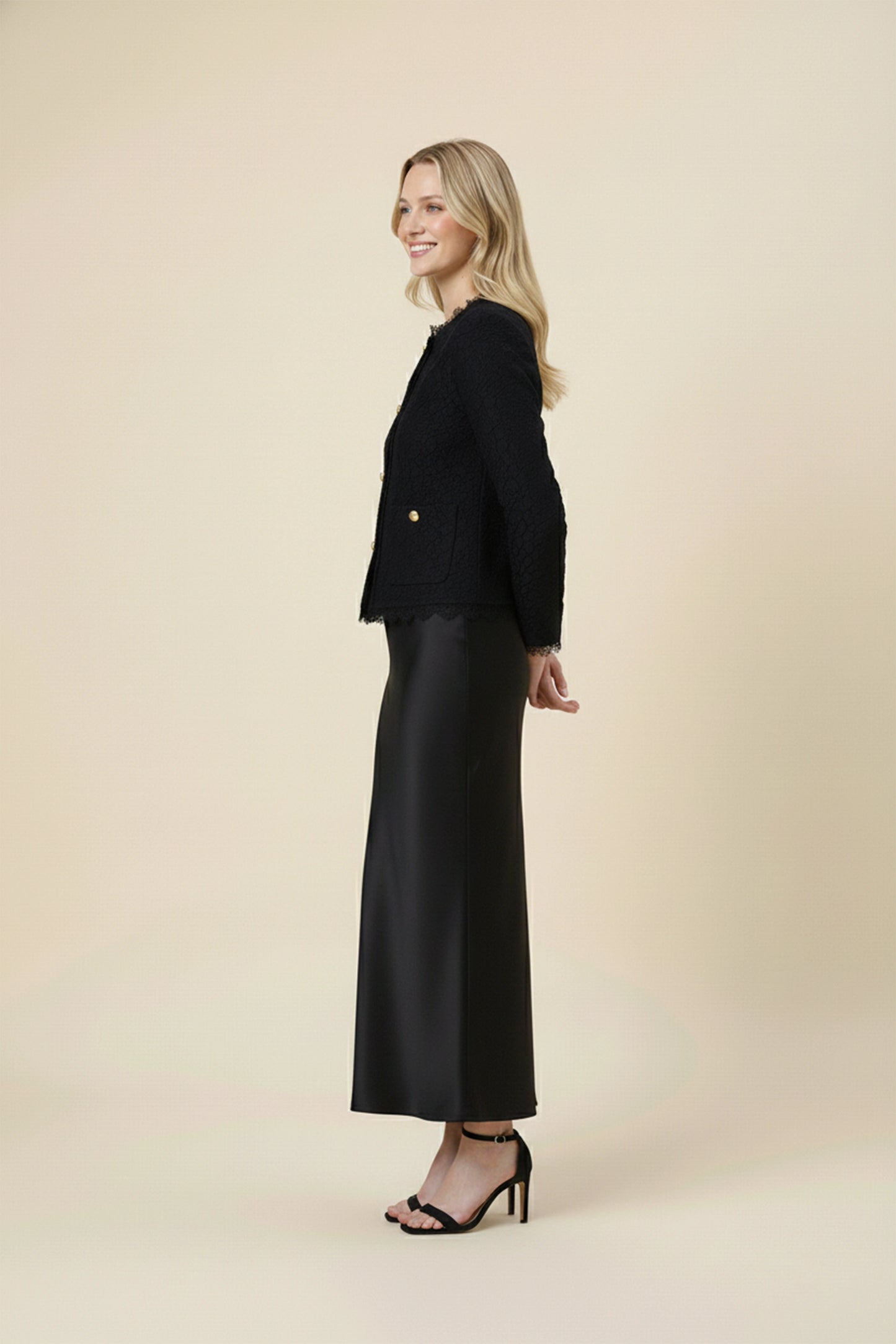 Tamara Lace Jacket- Black