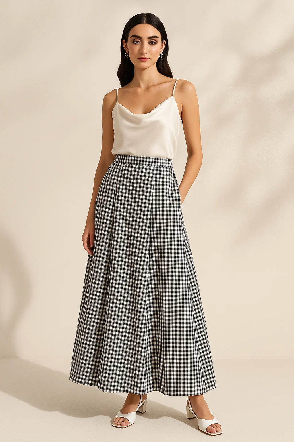 Nerra Frill Maxi Skirt