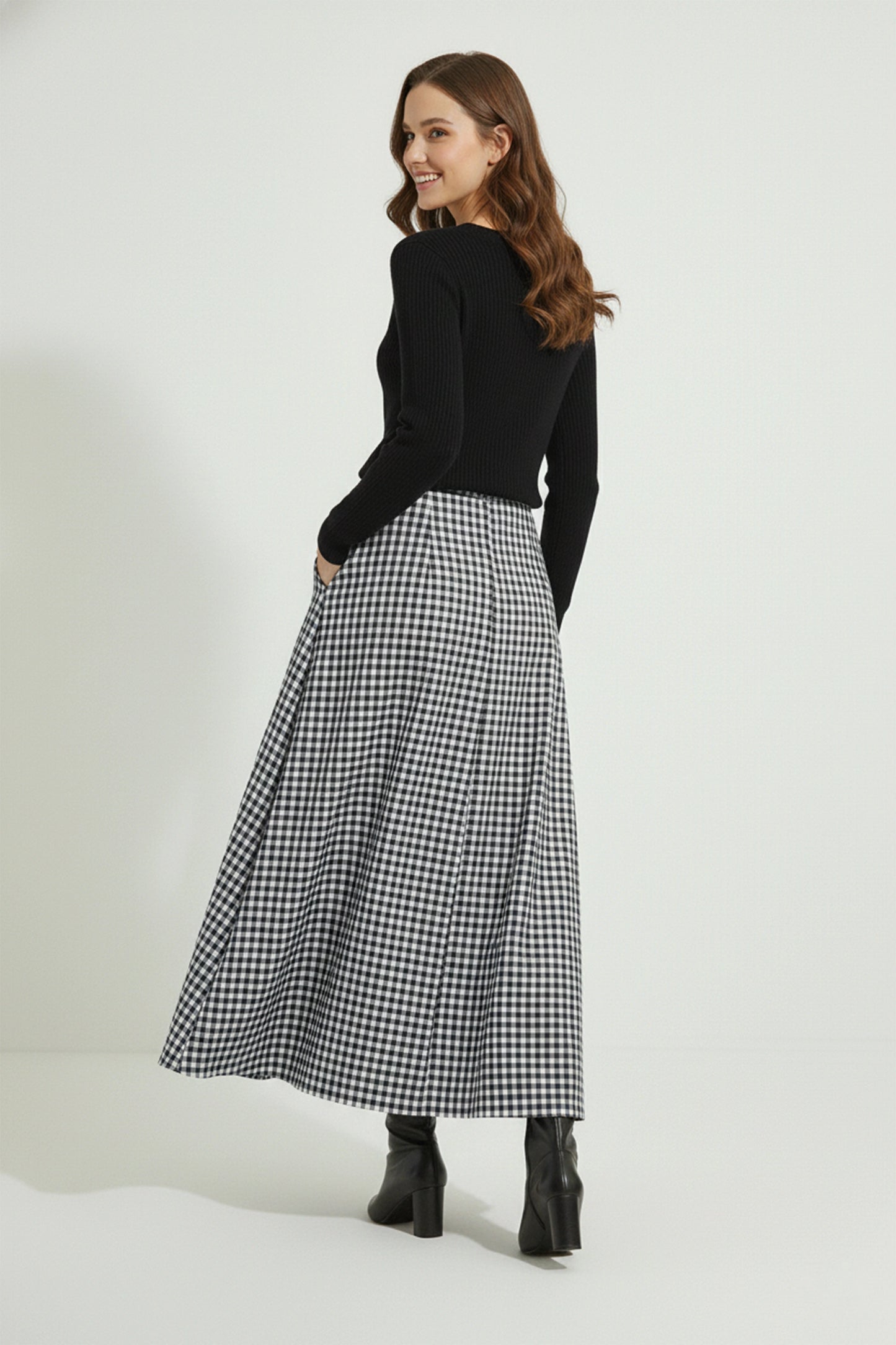 Nerra Frill Maxi Skirt