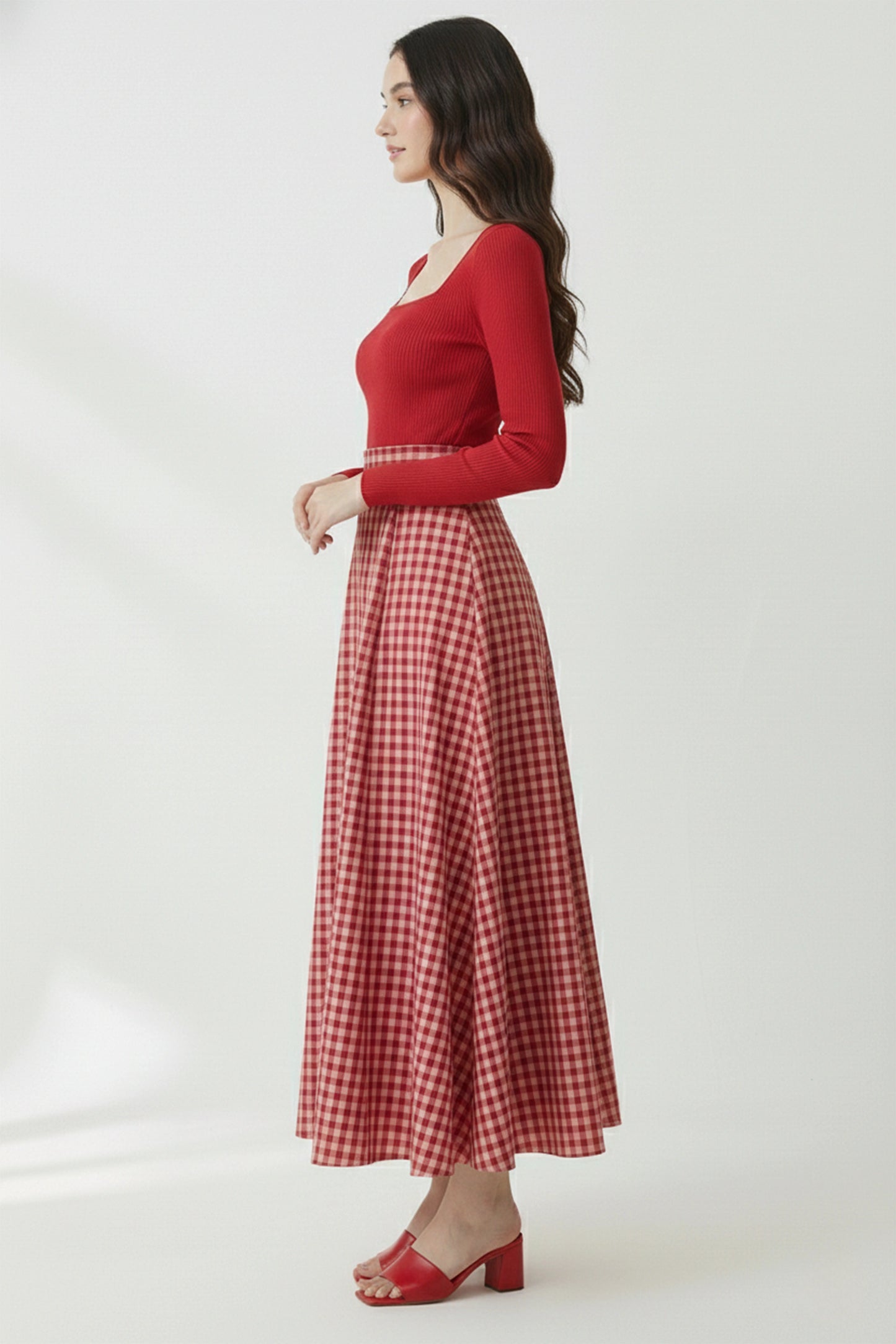 Rose Picnic Maxi Skirt