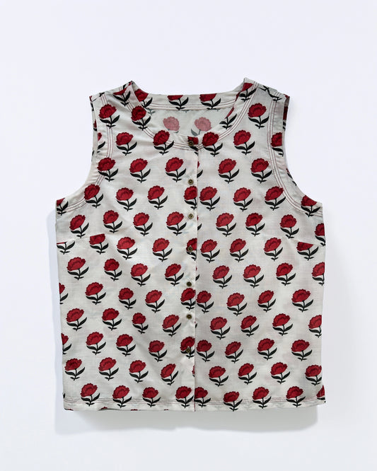 Gul Sleeveless Top