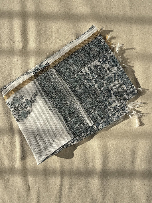 Serene White Dupatta