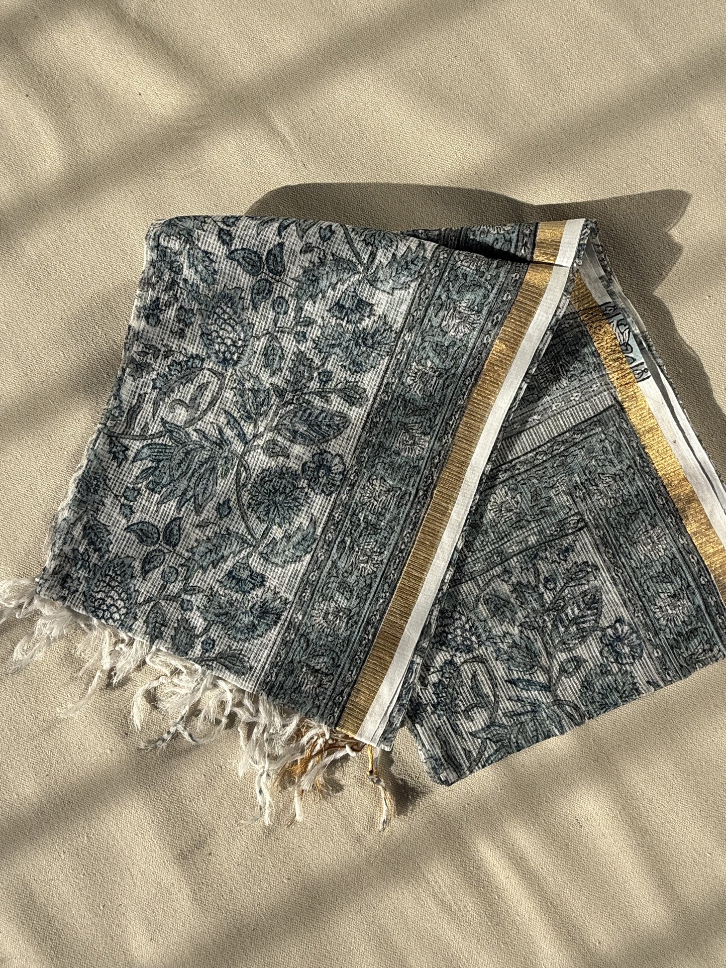 Serene White Dupatta