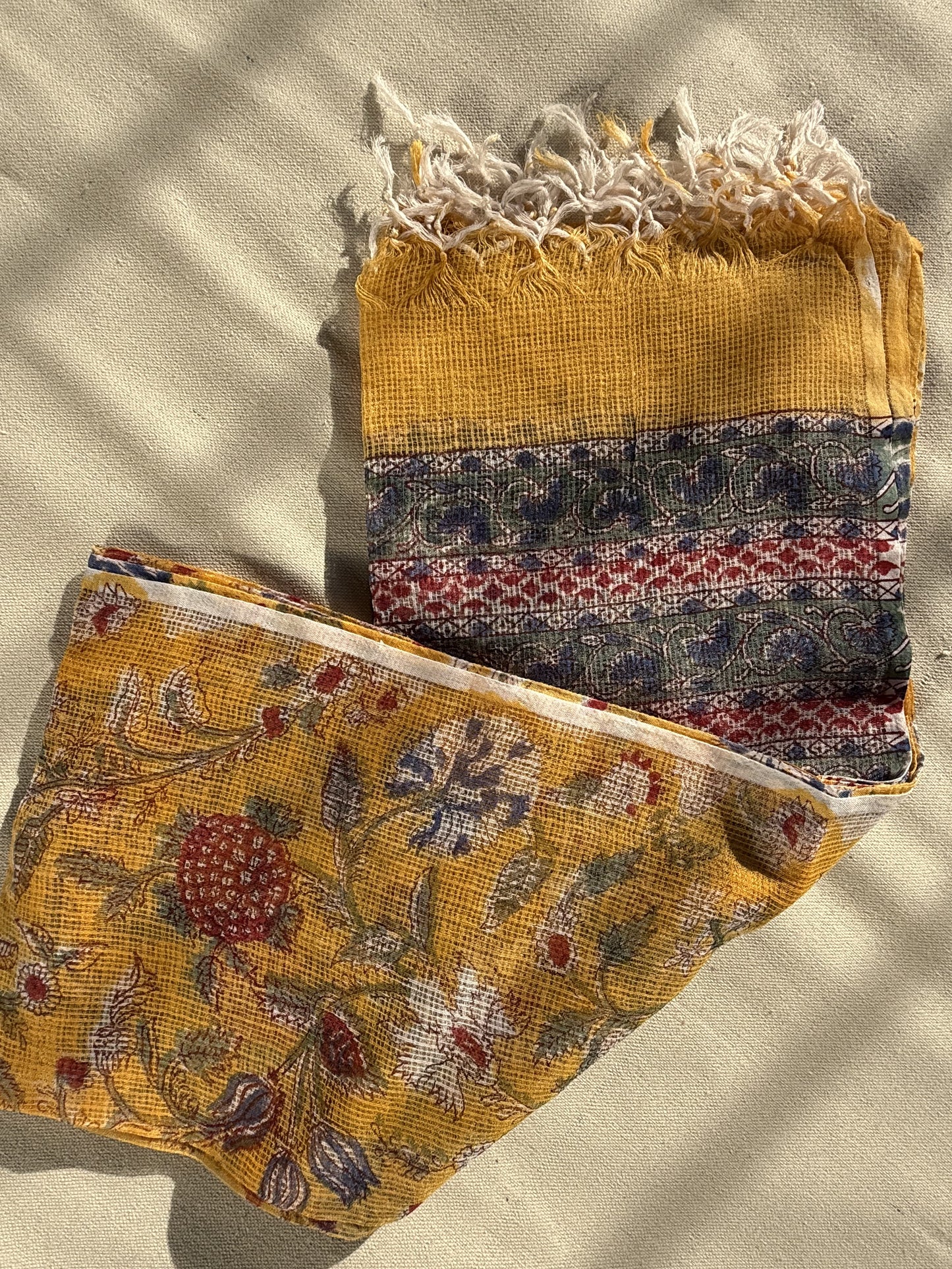 Sunset Yellow Dupatta