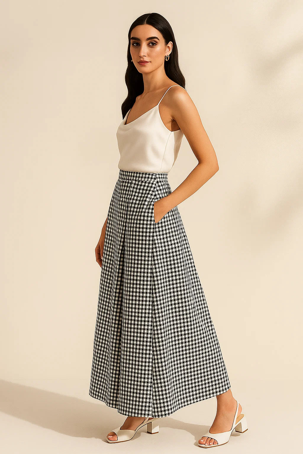 Nerra Frill Maxi Skirt