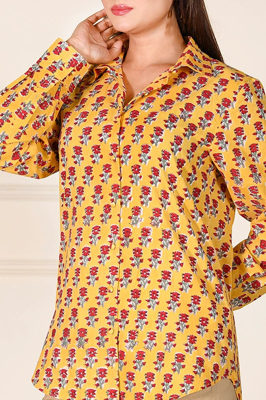 Yellow Booti Shirt