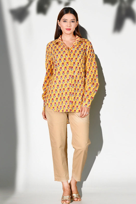 Yellow Booti Shirt