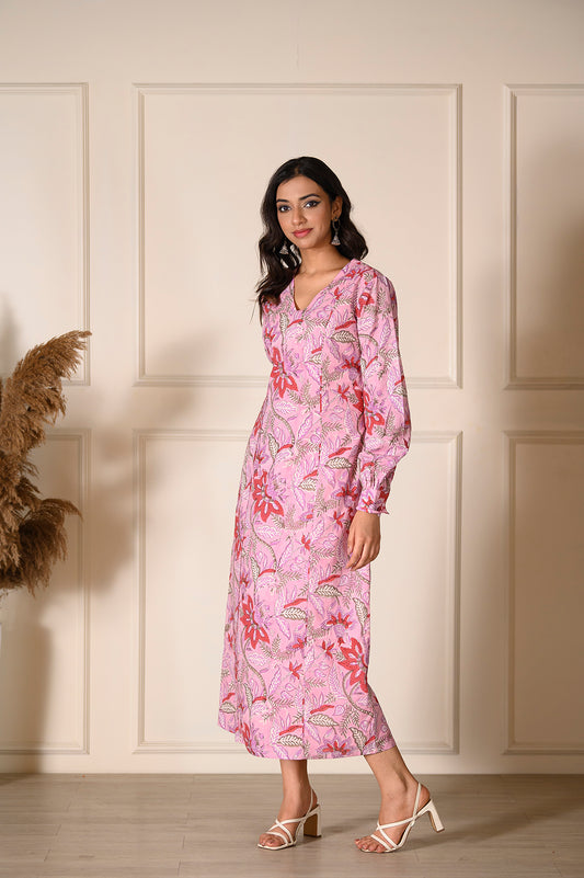 Floral Mood Midi Dress