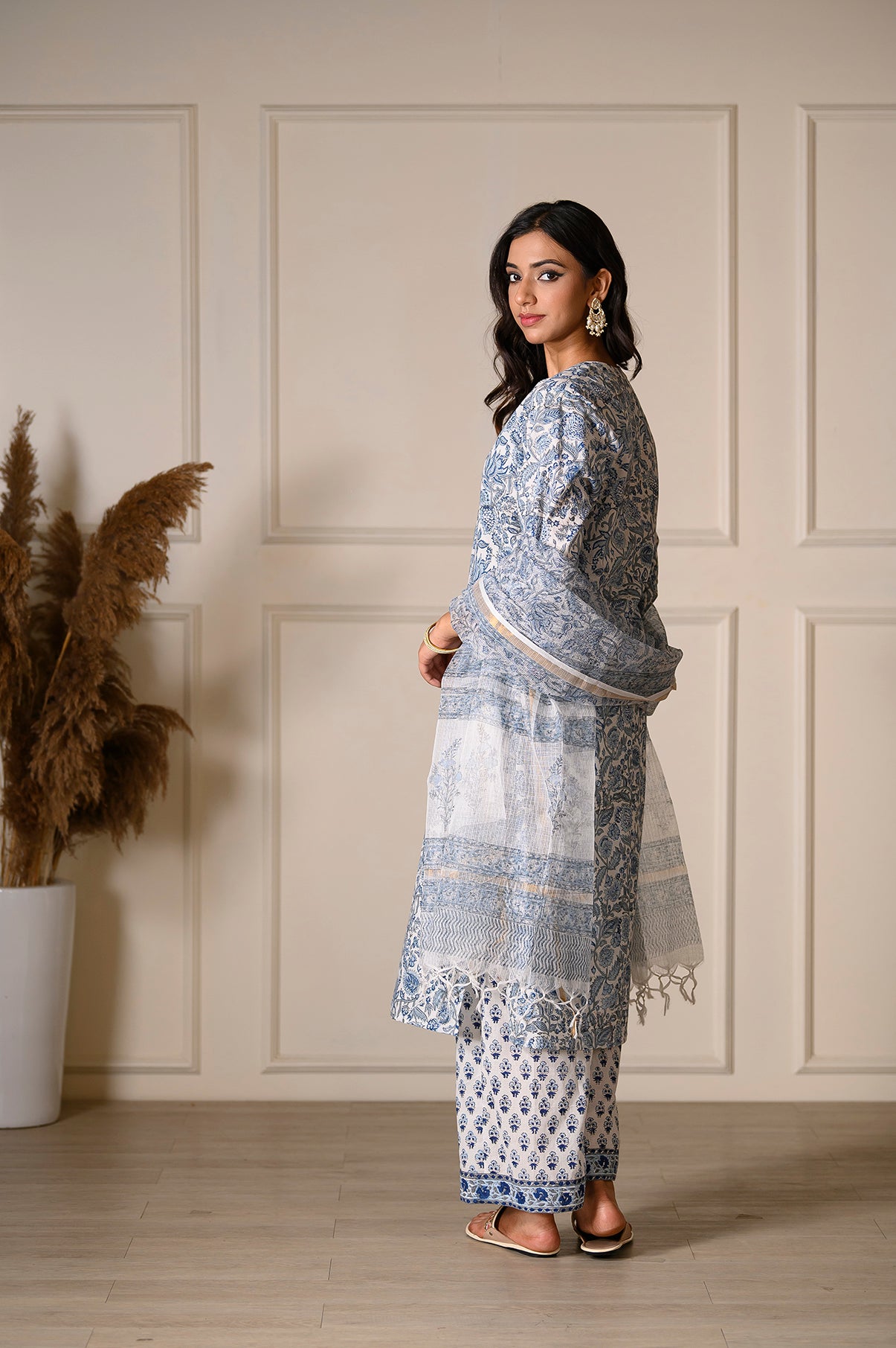 Serene White Suit Set