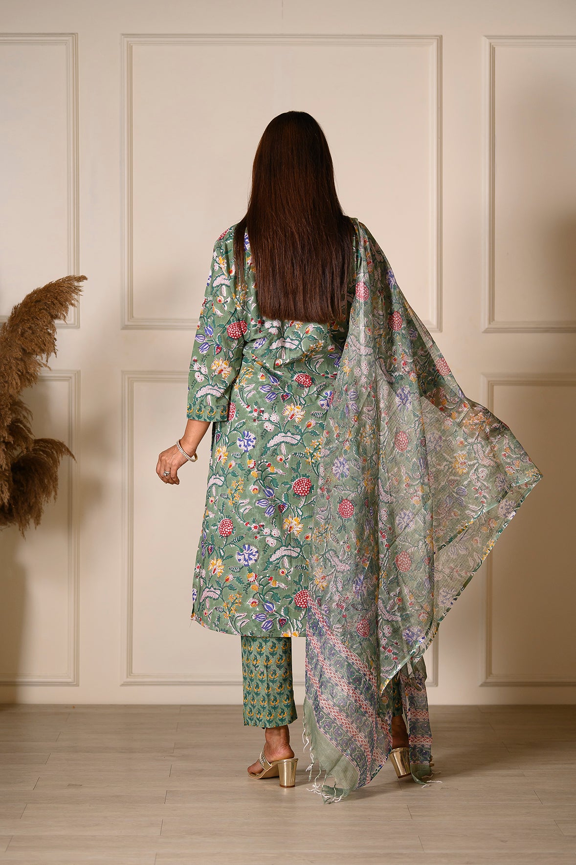 Green Garden Suit Set